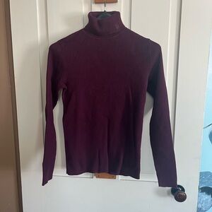 Ralph Lauren Burgundy Turtleneck Sweater